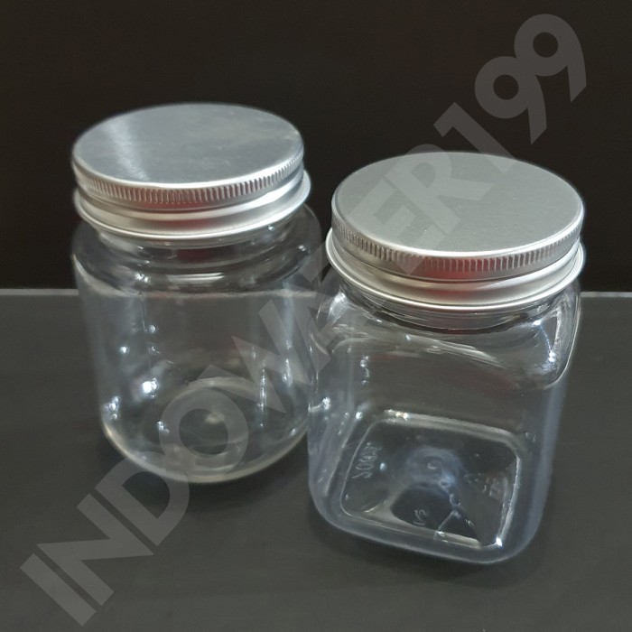 TERJAMIN TOPLES JAR 200 ML PLASTIK TUTUP ALUMUNIUM SILVER