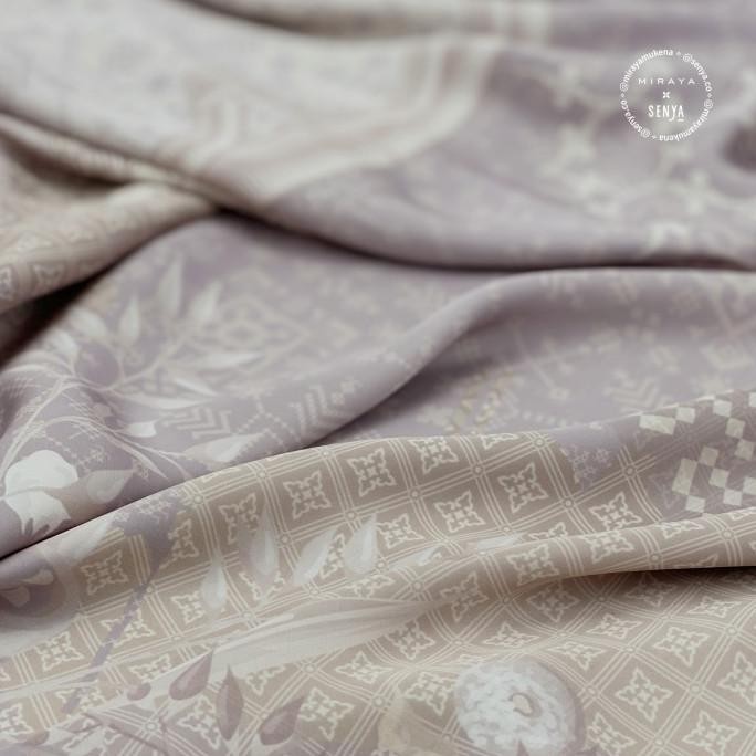 Terjangkau Mukena Travel Printing Miraya X Senya Talavera Periwinkle