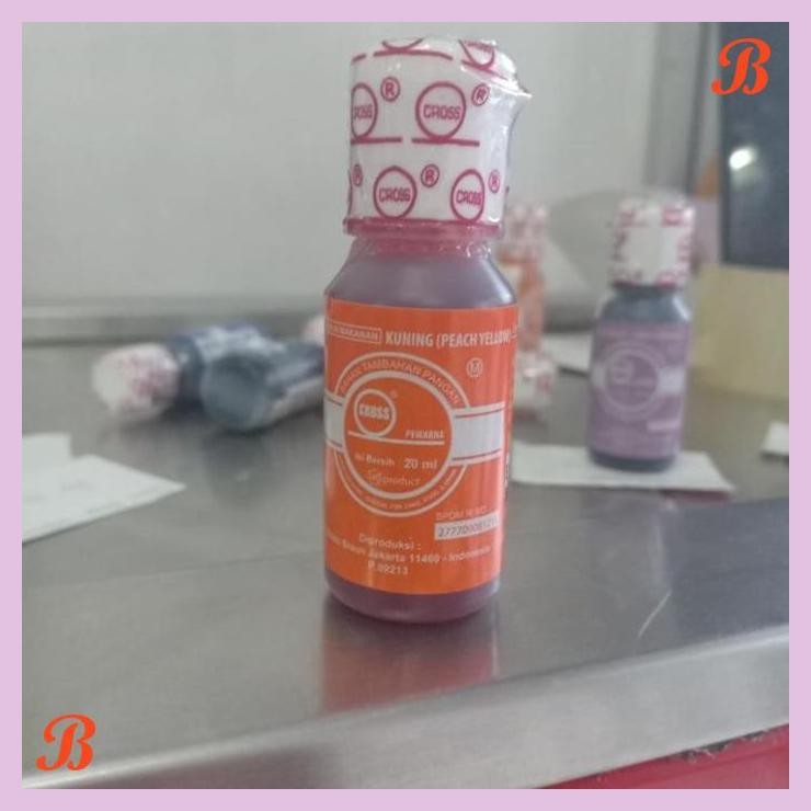 

| VRB | CROSS PWWARNA KUNING(PEACH YELLOW) 20ML