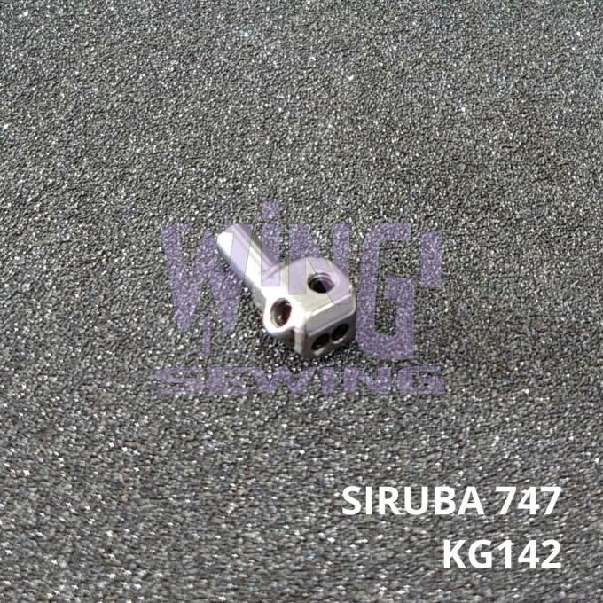 Terbaru KG142 SIRUBA 747 Benang 4 Kepala Jarum Mesin Jahit Obras Industri wings33