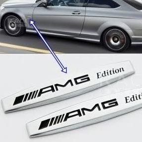 Emblem Fender AMG Edition Mercedes Benz / Fender Samping Mobil Premium