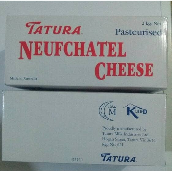 

khusus gojek / grab Cream cheese Tatura Neufchatel @2kg