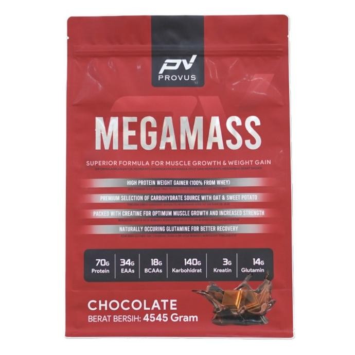 Provus Mega Mass 10 lbs Susu Gainer Protein Penambah Berat Badan B77S