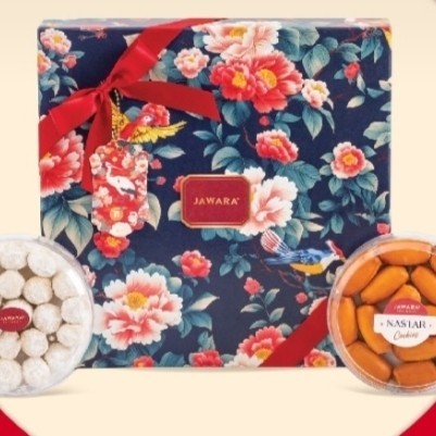 

Kue Imlek Hampers Premium Cookies 2 ktk 250gr Free Angpao & Card Kado