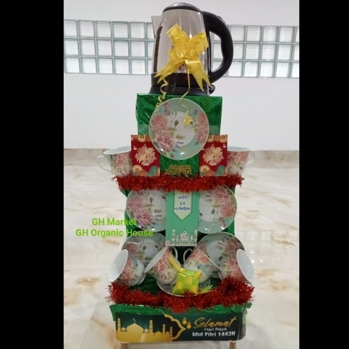 

Parcel Lebaran Tea Set Teko Listrik Parsel Idul Fitri Hampers Gift Set