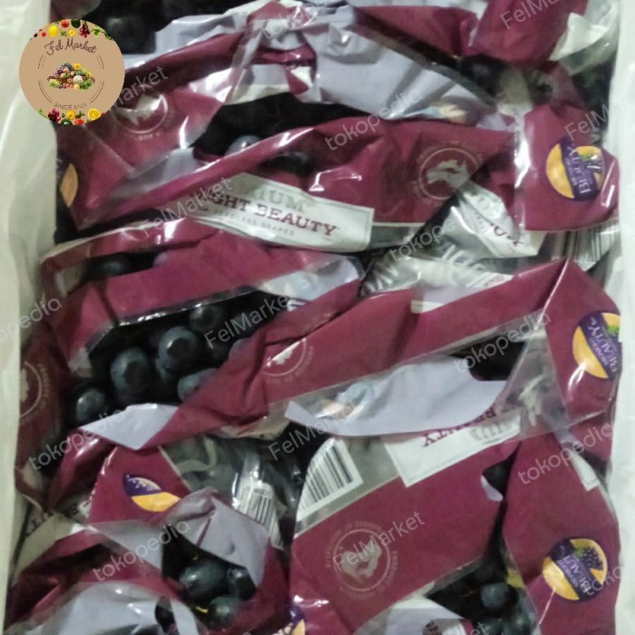 

Anggur Midnight Beauty Australia Manis & Seedles 9 Kg Dus