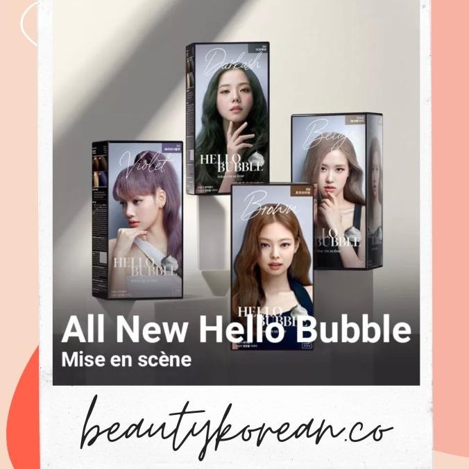 Mise En Scene Hello Bubble X Black Pink Dye Hair Coloring