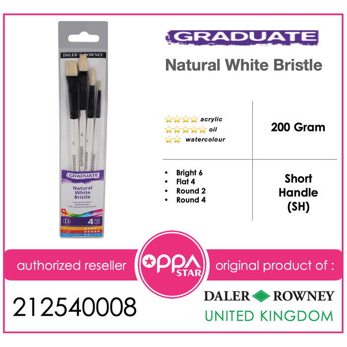 

Kuas Lukis Set High Quality Daler Rowney Graduate Brush SH 212540008