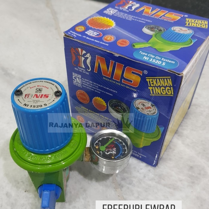 Regulator Joss Meter Nis / Regulator Kompor Tekanan Tinggi Nis / Nis H