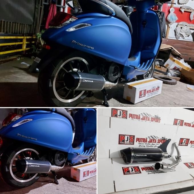 Spesial Knalpot Remus Untuk Semua Jenis Vespa Matic ( Pnp )