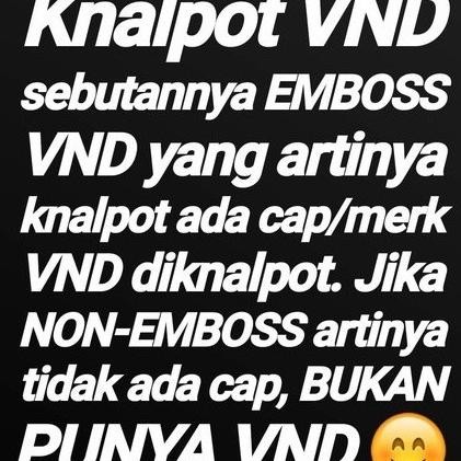 Diskon Knalpot Tsukigi Vnd Vario 110 Karbu / Techno 110