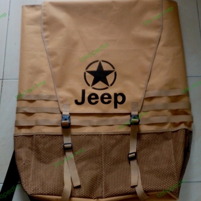 Trash Bag Offroad Logo Jeep Tas Ransel Ban Serep