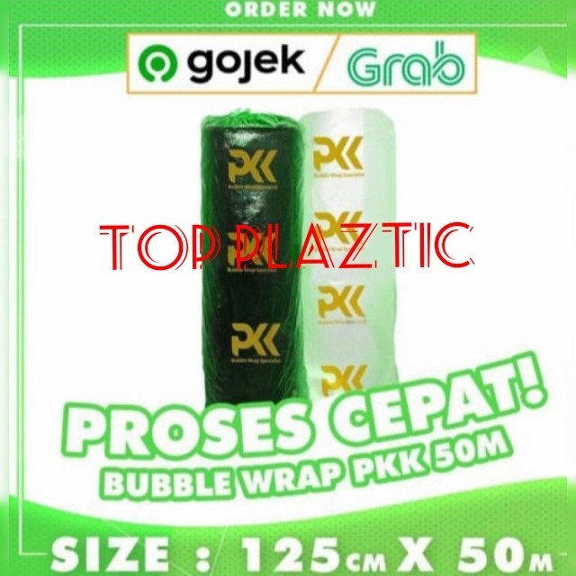 

Bubble Pack/Bubble Wrap Warna Hitam Merk Pkk 125Cmx50M Full,Tebal