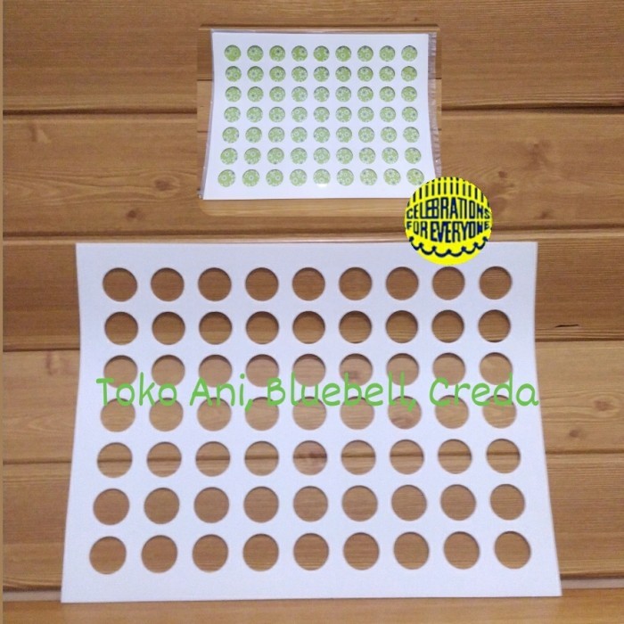 

TERBARU Stencil Mat For Chocolate : Round #006 , 3 cm , 63 cavity BISA GRAB!