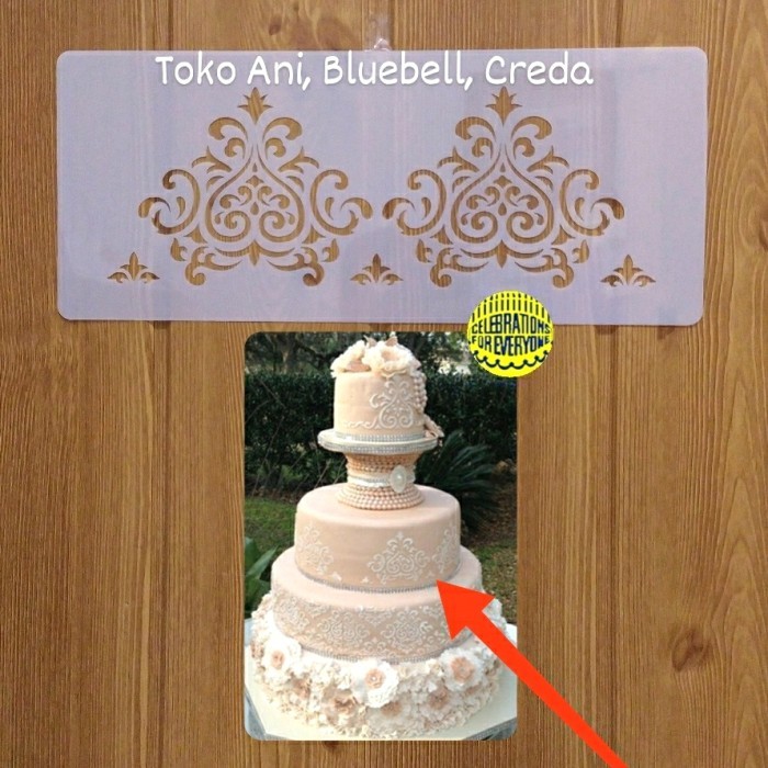 

TERBARU Designer Stencil : Elaine's Cake Tier #2 , 24.3 x 8.7 cm