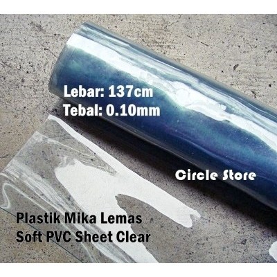 

Plastik Mika Lentur Flexible Pvc Clear Lebar 137Cm Tebal 0,10Mm