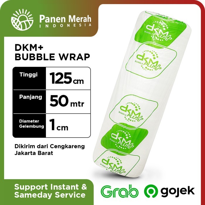 

Plastik Bubble Buble Wrap Wrapping Bening Standar Dkm+ 125X50