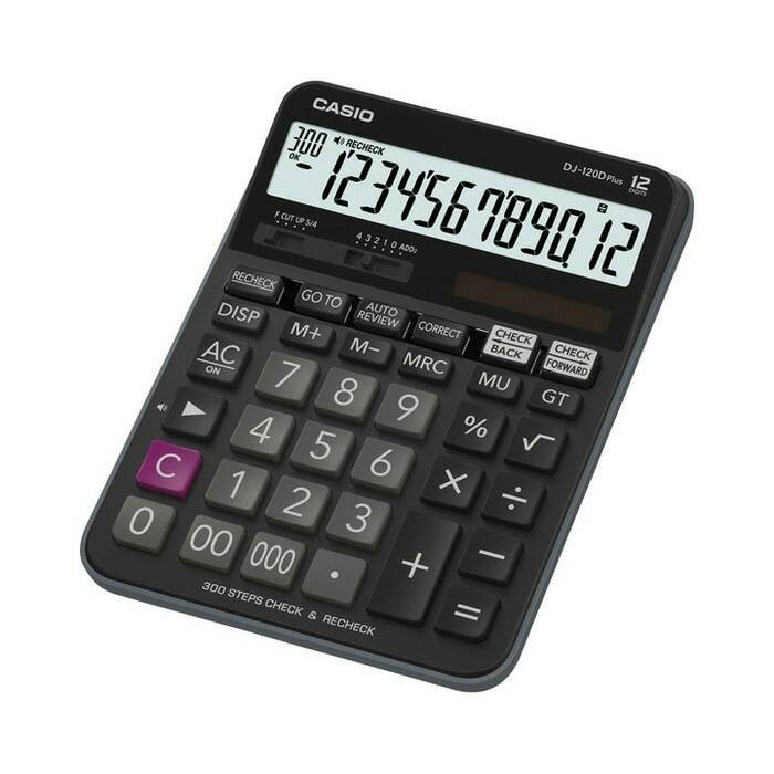 

Kalkulator Meja Casio Dj-120D Plus Desktop Check & Correct Calculator