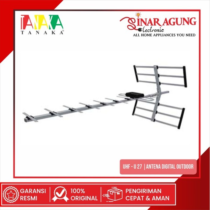 TANAKA TAKASI UHF-U27 ANTENA DIGITAL OUTDOOR - GARANSI RESMI