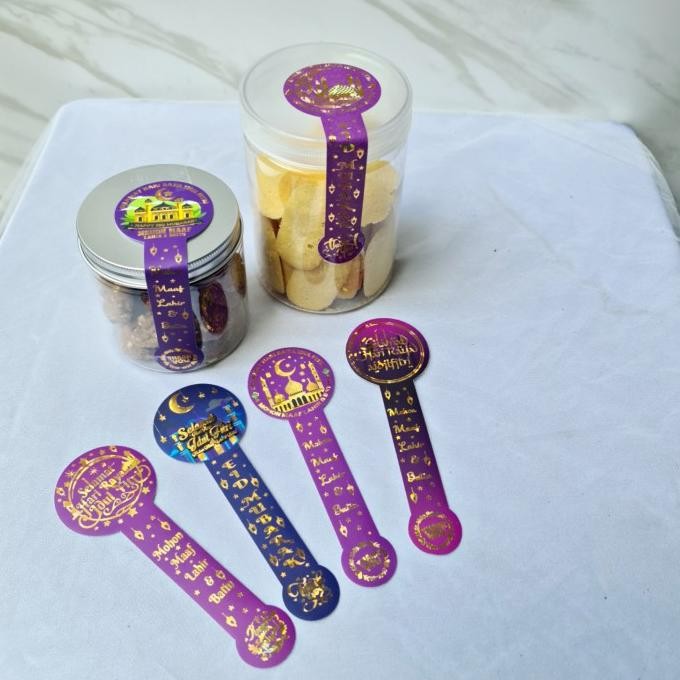 

\"\"\"\] Sticker Toples Poly Emas/ Sticker Box Hampers