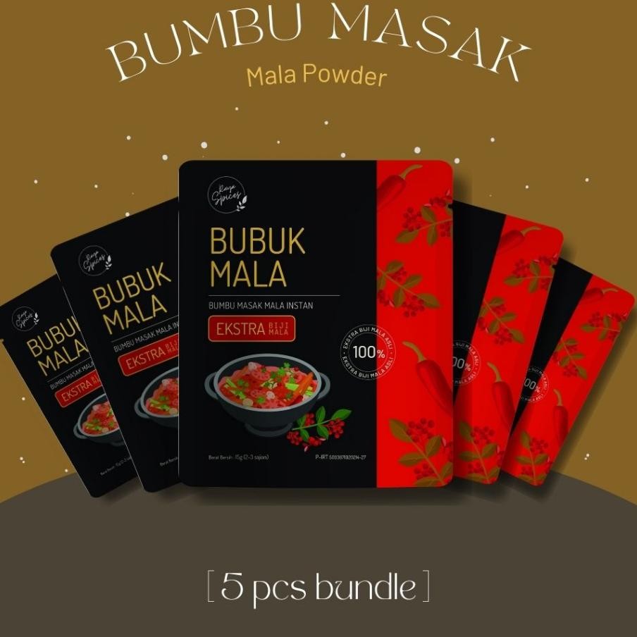 

Raya Pice Bumbu Maa Mala N Mala Powder Mala Bubu 5Pc