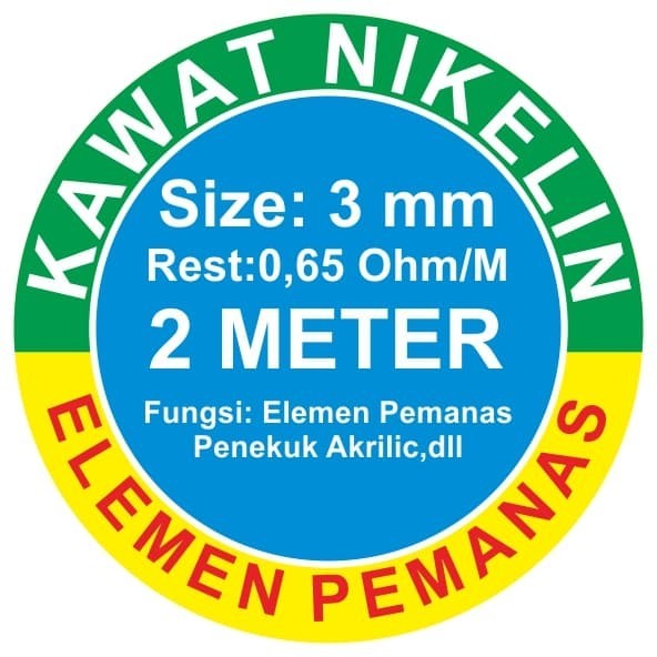 Kawat Nikelin 3 Mm Panjang 2 Meter