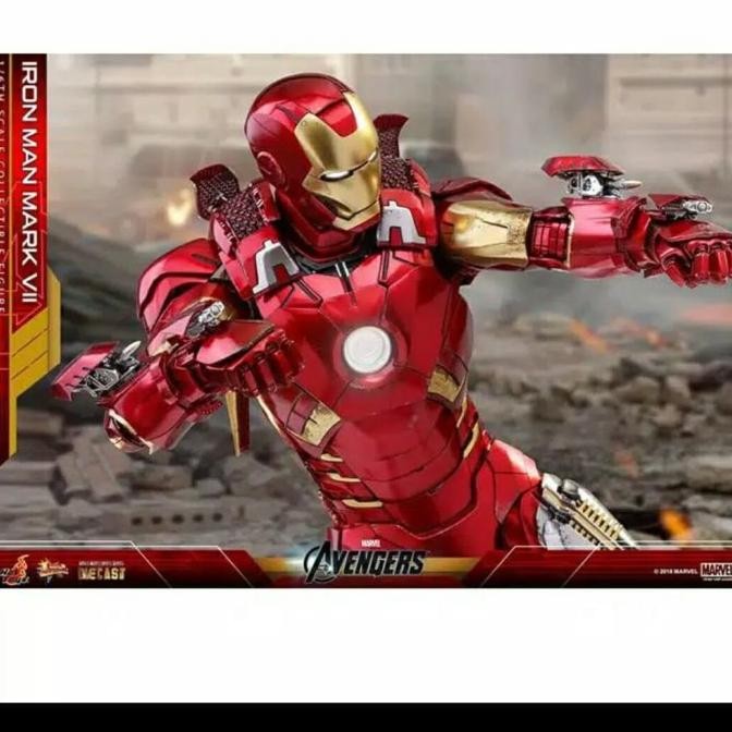|| PROMO  ~`~ mainan hot toys iron man mark 7Vll ||~~~