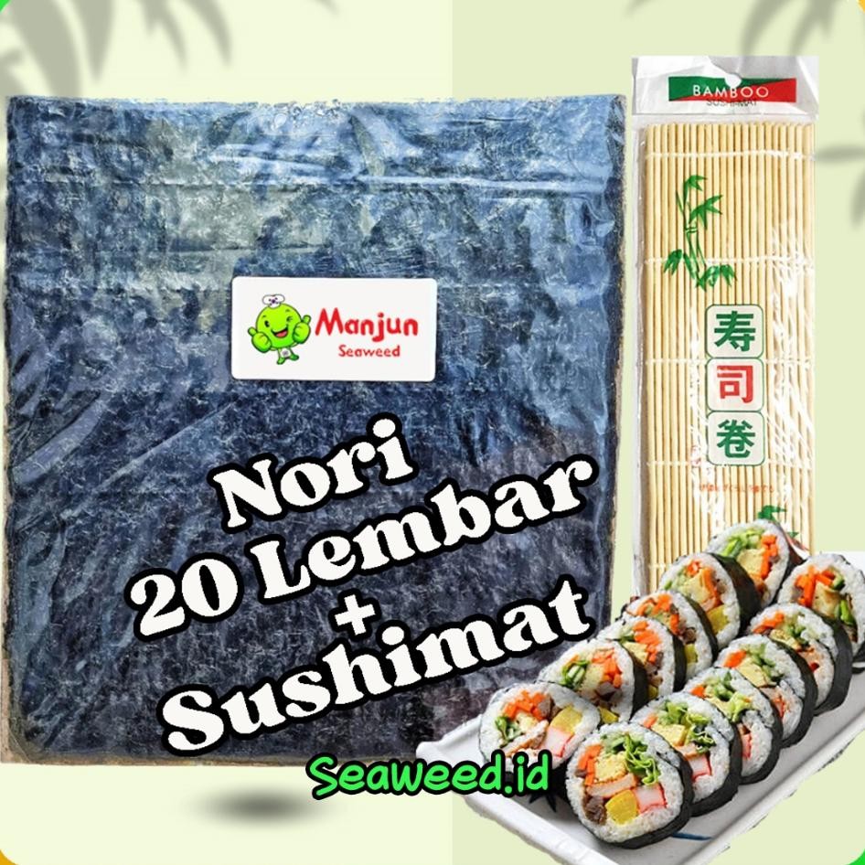 

Paet N 20 Lembar Uhimat Manjun Rumput Laut Eaweed Uhi N Halal Mui Imbap Uhi Halal