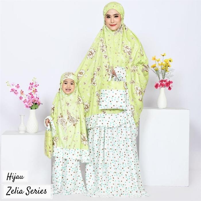 (Jual Terpisah) Mukena Rayon Couple Ibu Dan Anak Mukena Murah Grosir Ecer I Mukena Anak Perempuan