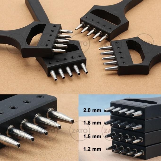 

Terlaris Black Round Stitching Punch 6.5 mm - leather tools SALE