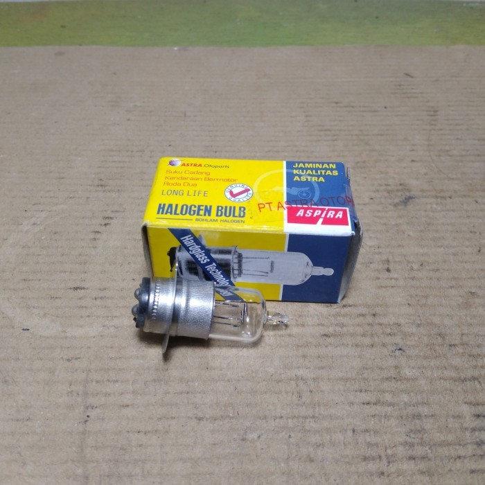 bohlam lampu depan motor aspira 12V 35W