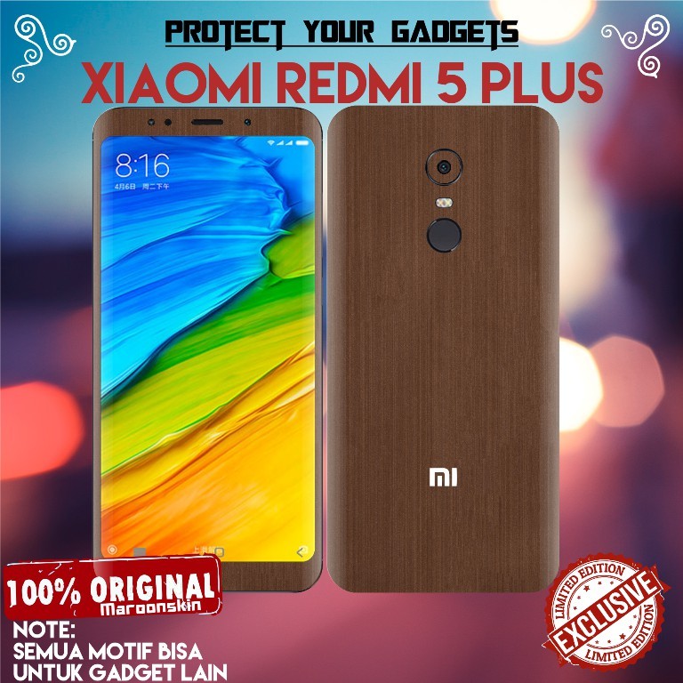 

Premium Cut - Xiaomi Redmi 5 Garskin Stiker / Case Custom Terlaris 2PCS/ Fullbody