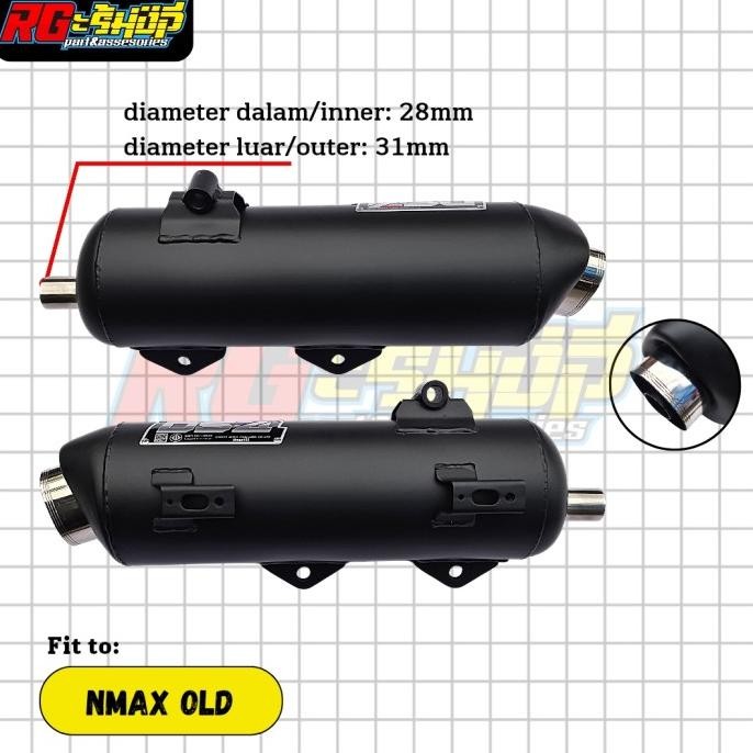Terjangkau Knalpot Standar Racing Daeng Sai4 Nmax Corong Stainless Ori Thailand