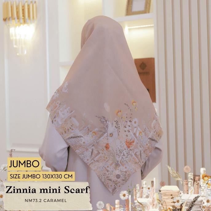 Diskon Hijabwanitacantik - Zinnia Mini Scarf Polycotton Jumbo| Hijab Printing