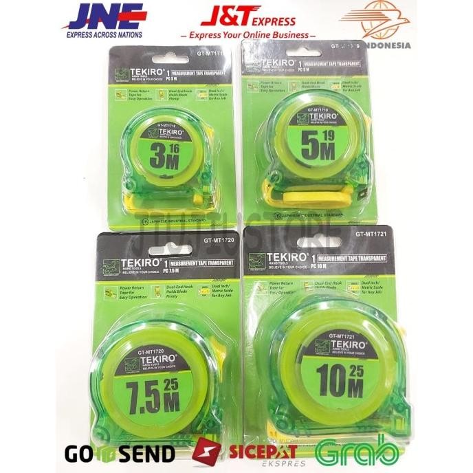 Promo METERAN TEKIRO 5M - METERAN TEKIRO 7.5M - METERAN TEKIRO 10M - METERAN