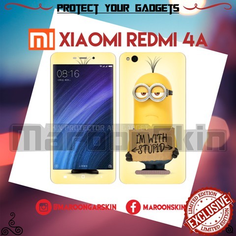 

Premium Cut - Xiaomi Redmi 4A Garskin Stiker / Case Custom Terlaris 2PCS/ Fullbody