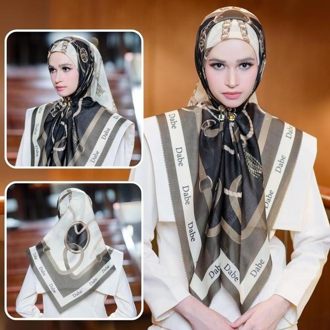 Terjangkau [Box + Bros] Hijab Amerta Scraft  Dabe
