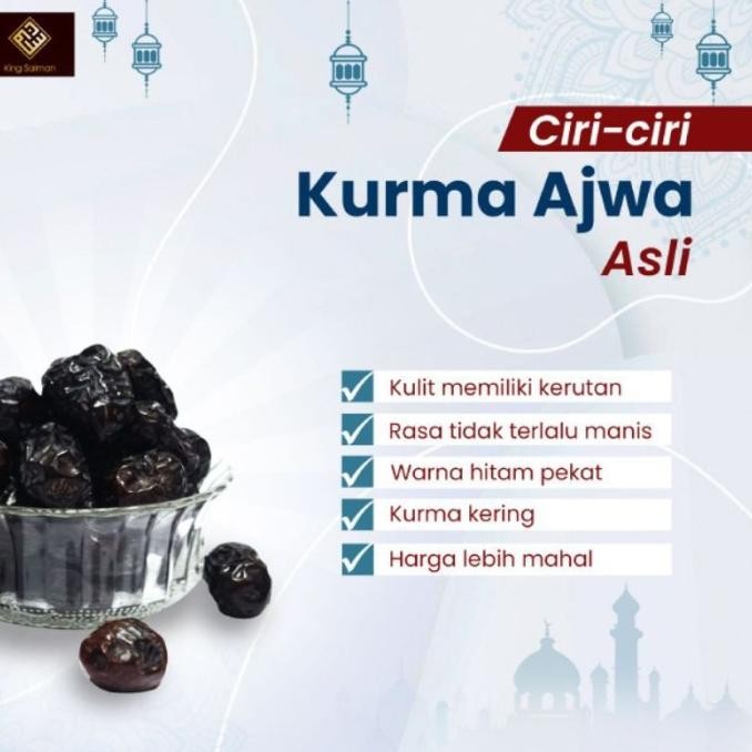 

Grosir Kurma Ajwa Premium Fresh King Salman Vip