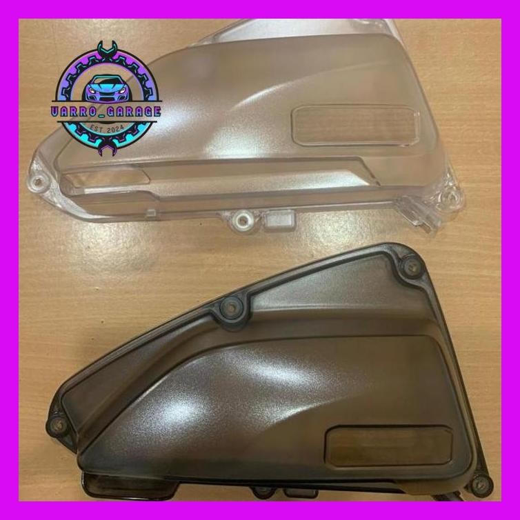 TUTUP / COVER AIR FILTER TRANSPARAN NEW BEAT / NEW SCOOPY