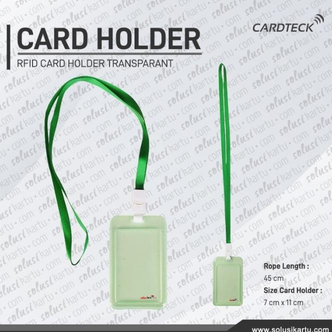 

Id Card Holder Plastik Transparan Tempat Idcard Kartu Akses Karyawan