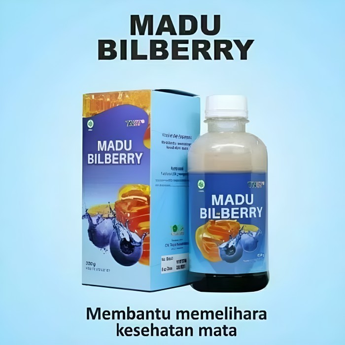 

ORIGINAL Madu Bilberry Original Herbal Toga Nusantara Kesehatan Mata, Diabetes, dan Diare PREMIUM