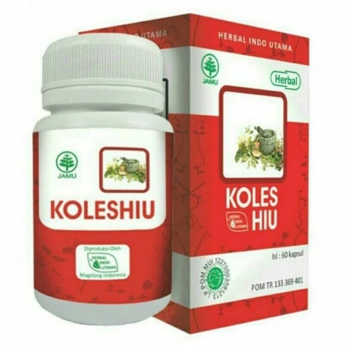 

ORIGINAL Koles Hiu Isi 60 Kapsul Obat Herbal Kolesterol Peluruh Lemak Darah PREMIUM