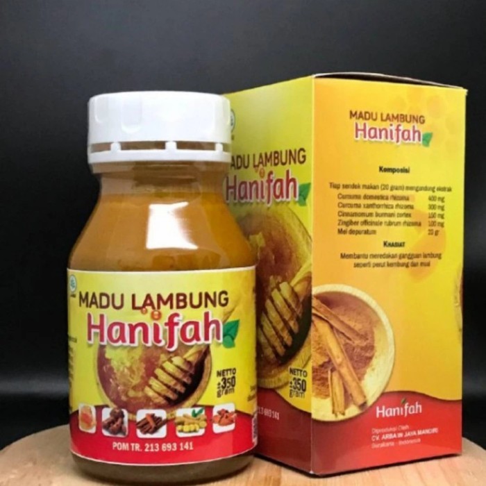 

ORIGINAL Madu Kuning Sehat Lambung Hanifah 350 gr Madu Lambung PREMIUM