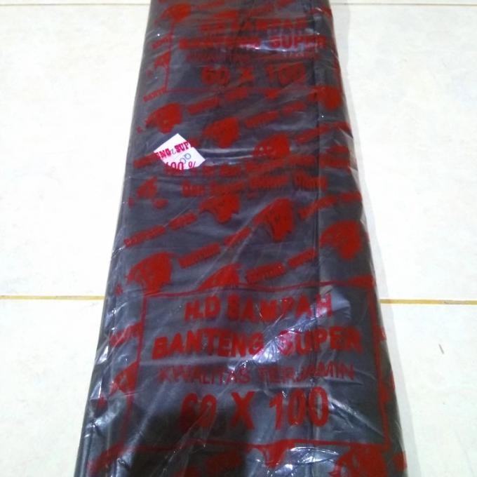 Plastik Sampah 60X100 / Plastik Sampah 90X120 Cap Banteng Merah Terlaris