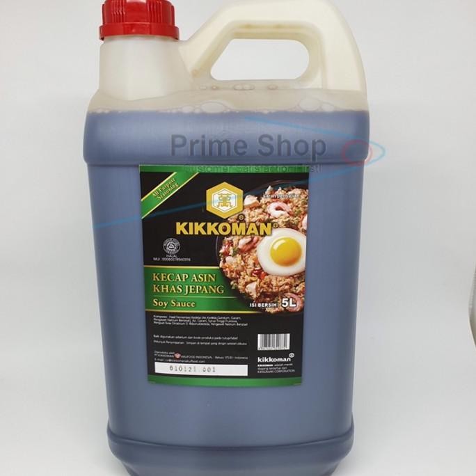 

kikkoman soy sauce kecap asin jerigen 5l multipurpose serbaguna jepang termurah