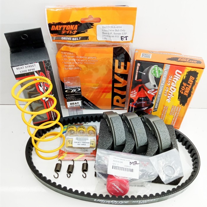 BERKUALITAS PAKET CVT UPGRADE KIRIAN DAYTONA BEAT STREET 2019, BEAT ESP, BEAT POP KODE 1078