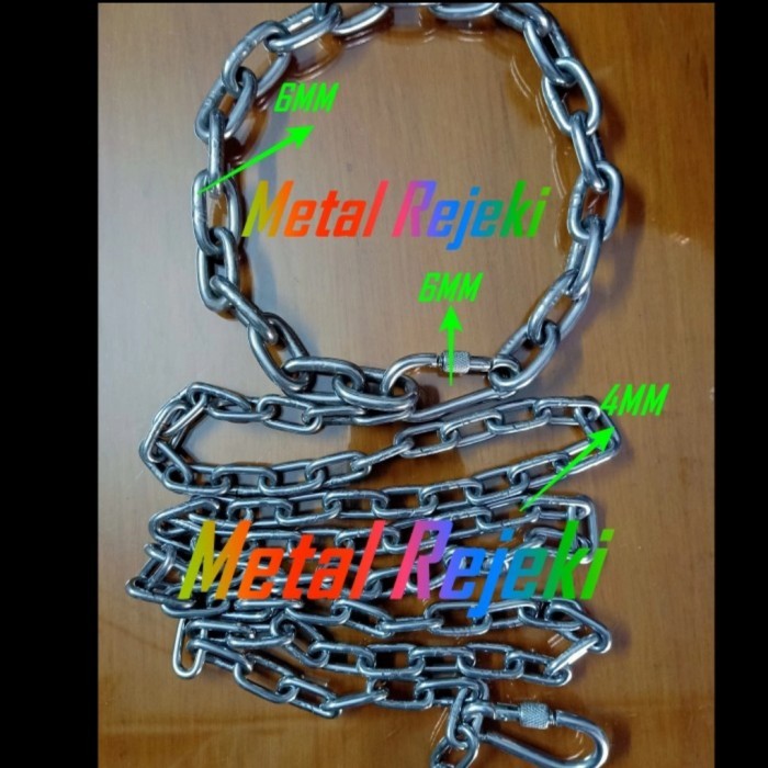 Rantai Anjing Stainless Steel 304 @1Set