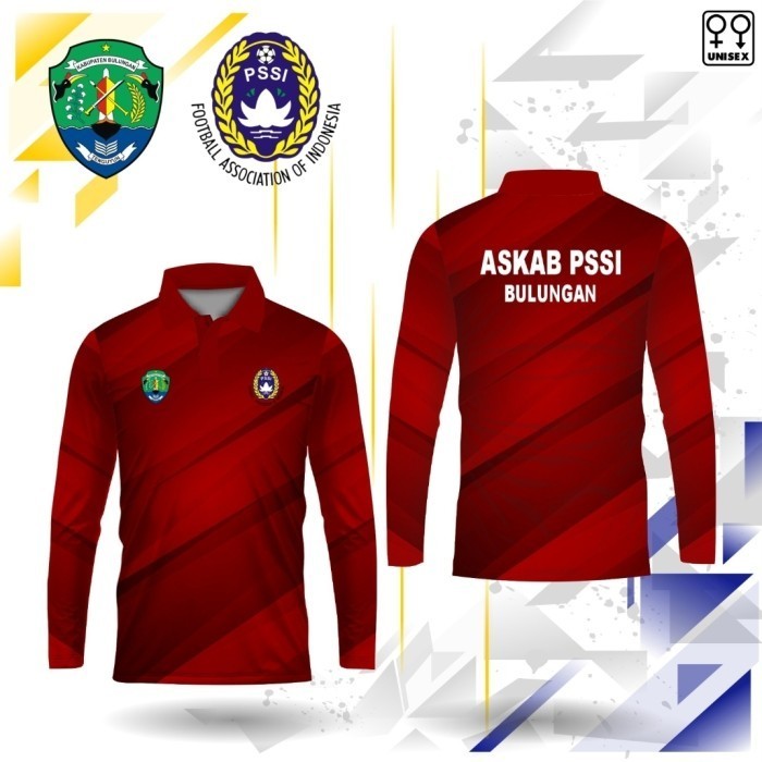 PROMO  SALE TERLARIS KAOS POLO JERSEY PSSI KAB BULUNGAN READY