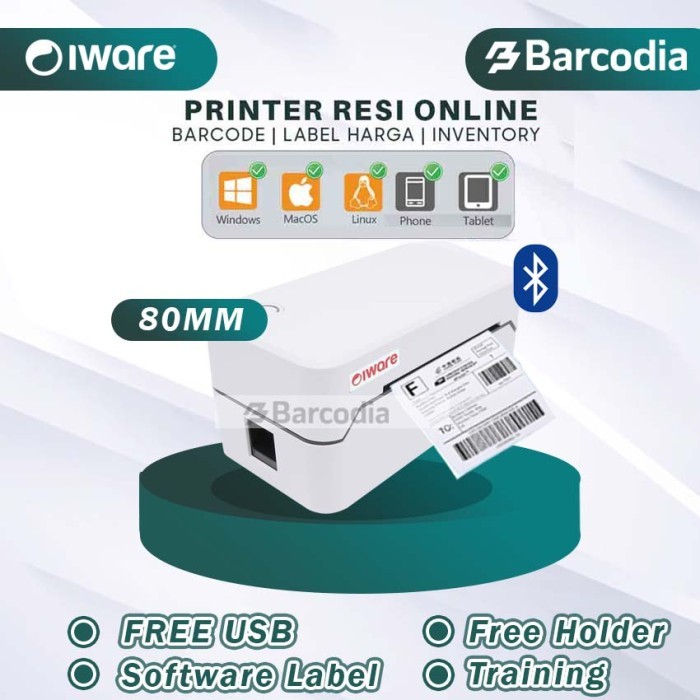 PRINTER BARCODE LABEL ALAMAT TANPA TINTA - CETAK ALAMAT TOKO ONLINE