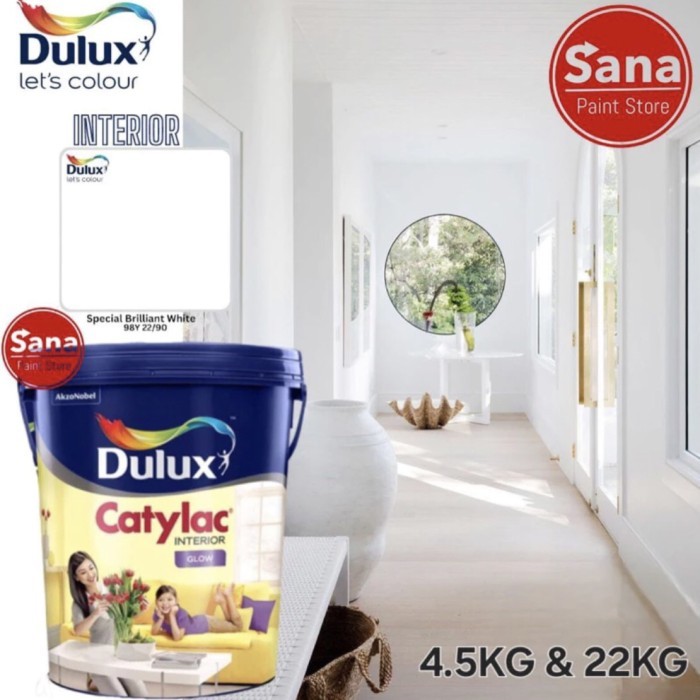 New Dulux Catylac Glow 5 Kg Putih Best Seller